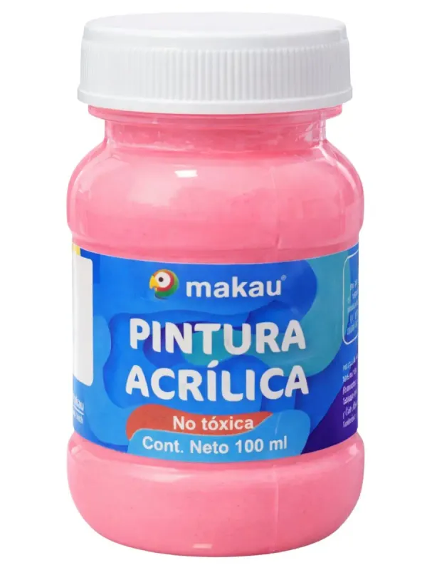 Pintura Acrílica Makau Rosa 100ml Pintura Acrílica Makau Rosa 100ml