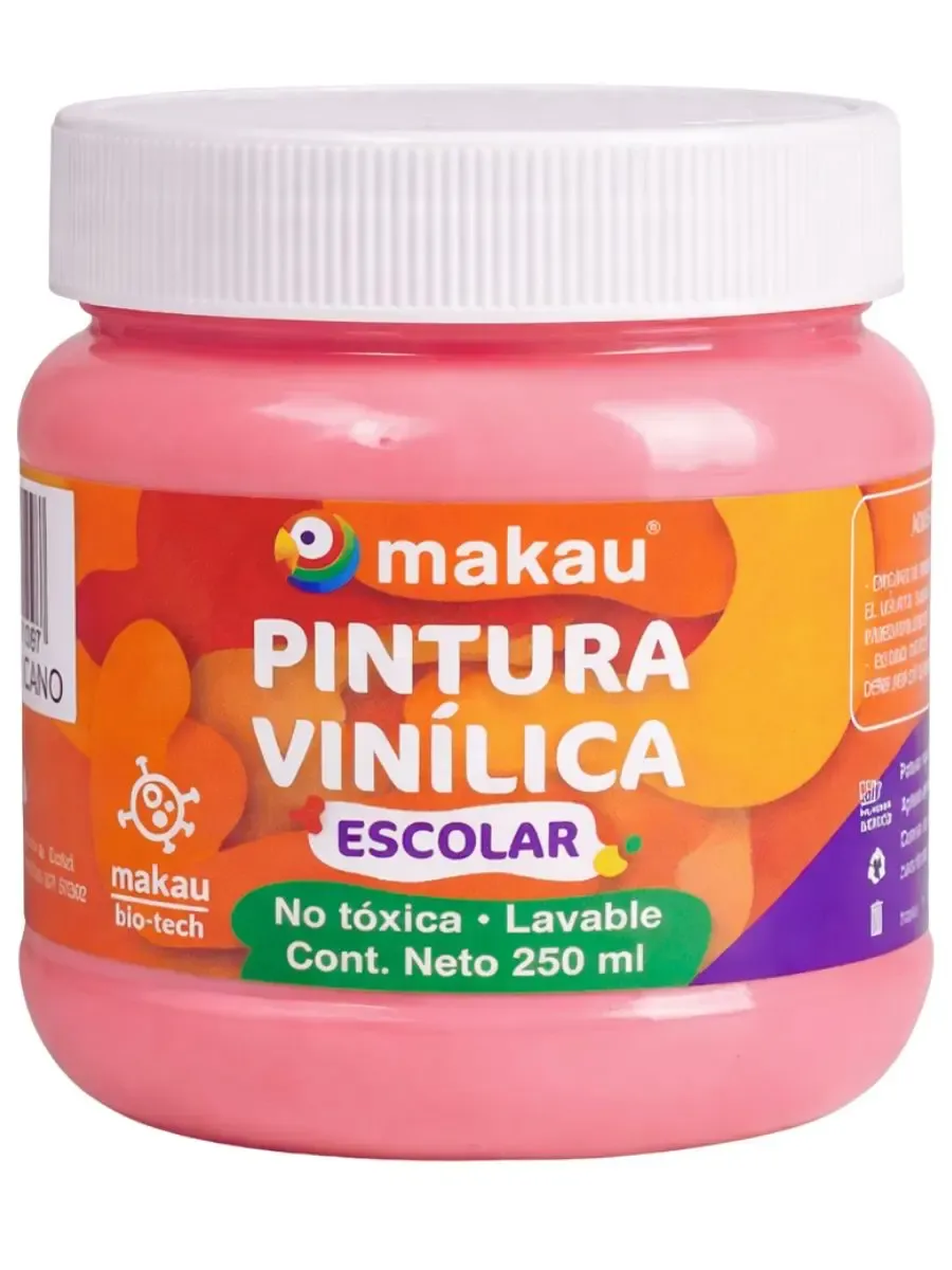 Pintura Vinílica Escolar Rosa mexicano 250 ml Pintura Vinílica Escolar Rosa mexicano 250 ml