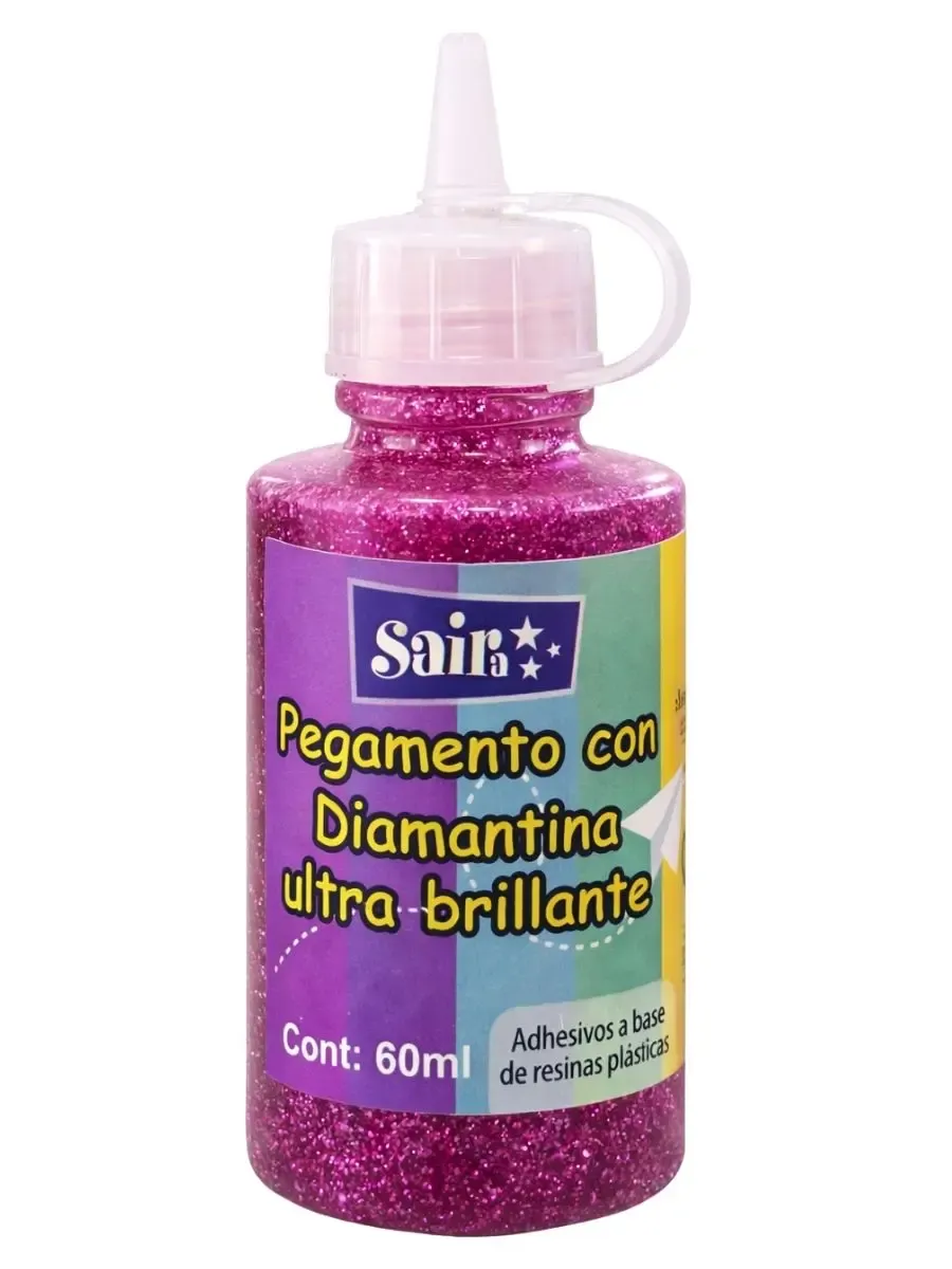 Pegadiamantina Saira Fucsia 60ml Pegadiamantina Saira Fucsia 60ml