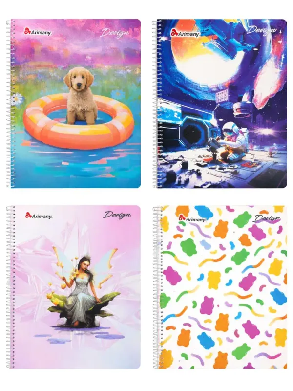 Cuaderno profesional cuadro grande 7mm de 100 hojas.