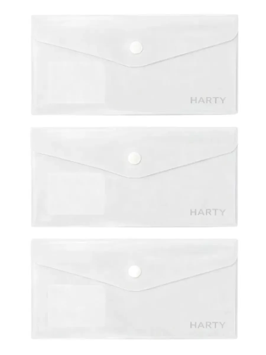 Paquete de 12 sobres transparentes 22.5 x 10.5 cm al mayoreo en Papelerías Mérida