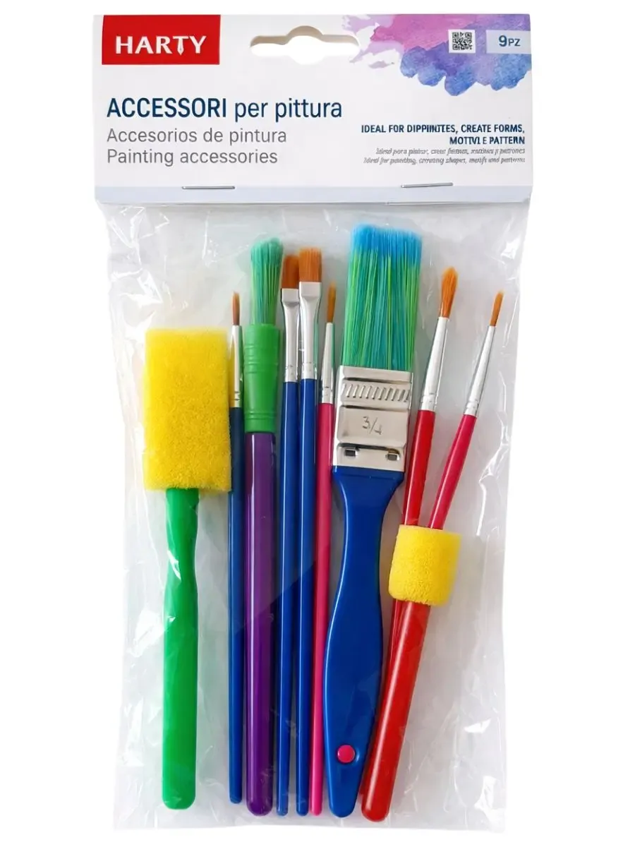 Kit de 9 accesorios para pintura en Papelerías Mérida