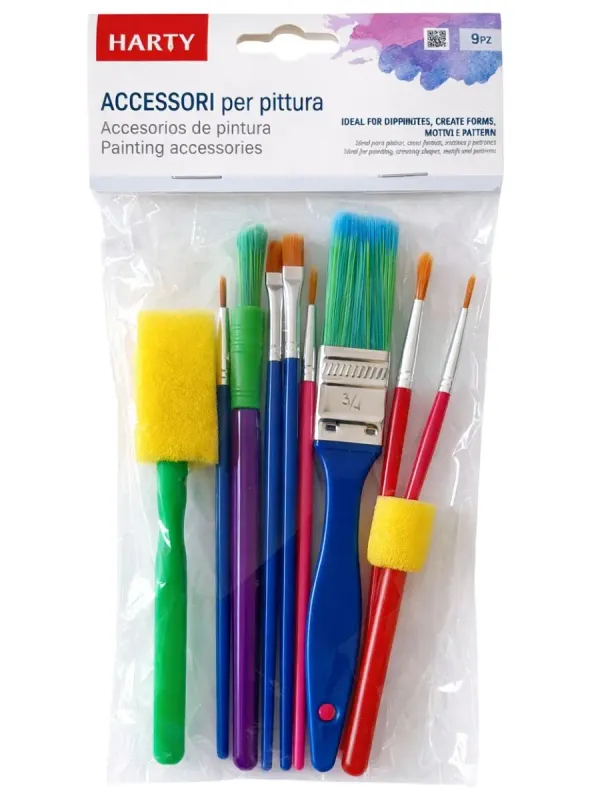 Kit de 9 accesorios para pintura en Papelerías Mérida