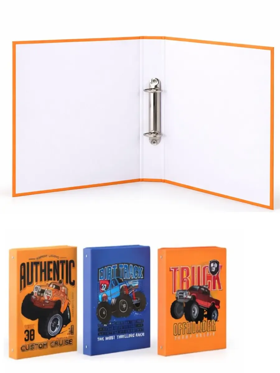 Carpeta de 2 argollas de alta capacidad para archivo pesado.