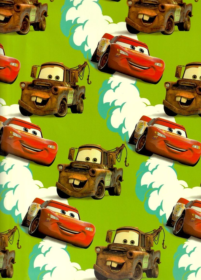 Papel de Regalo Dipak Cars  (Paq 10 pzs) - Mayoreo