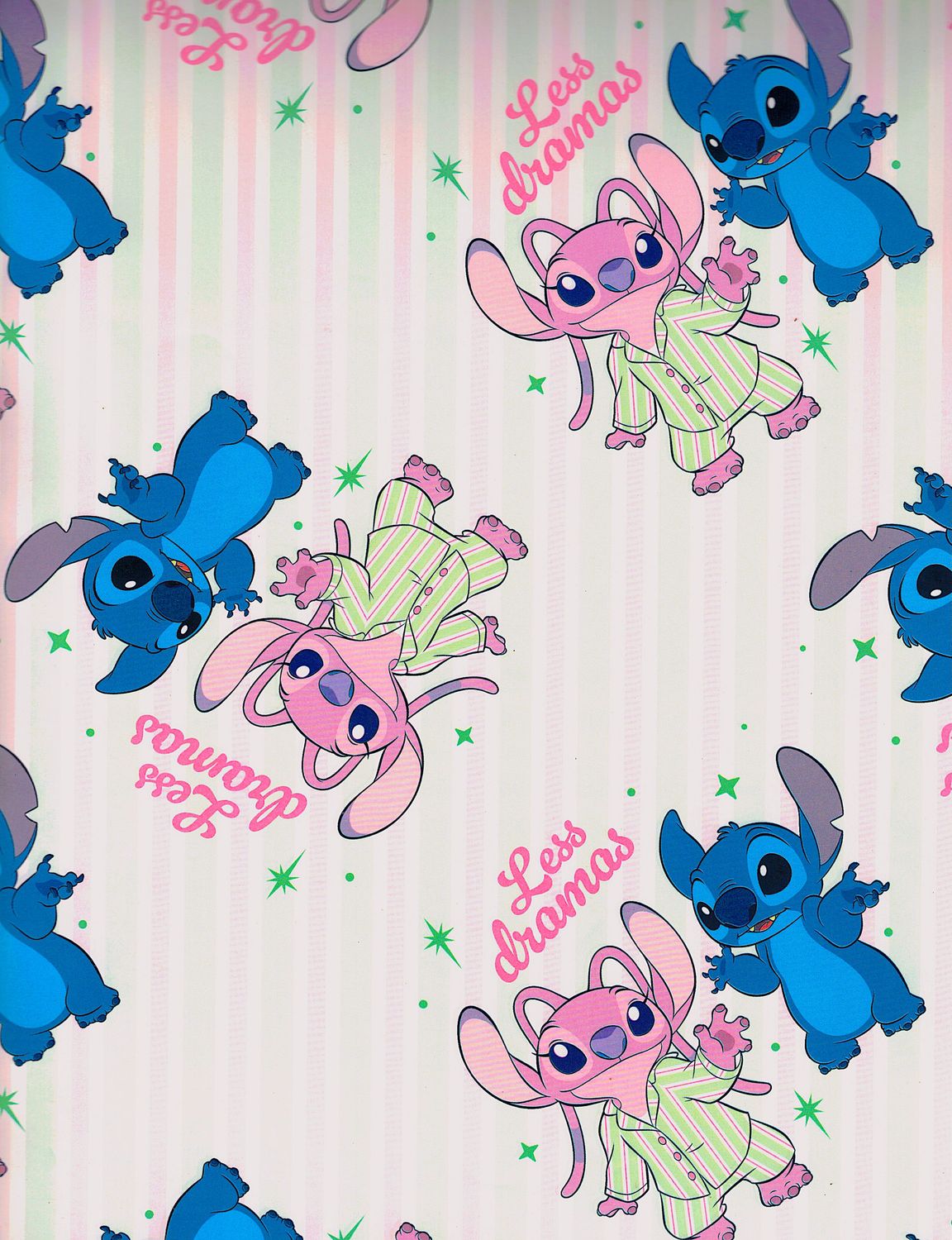 Papel de Regalo STITCH Disney (10 pzas) - Mayoreo Surtido mayorista de papel de regalo stitch Disney para México.