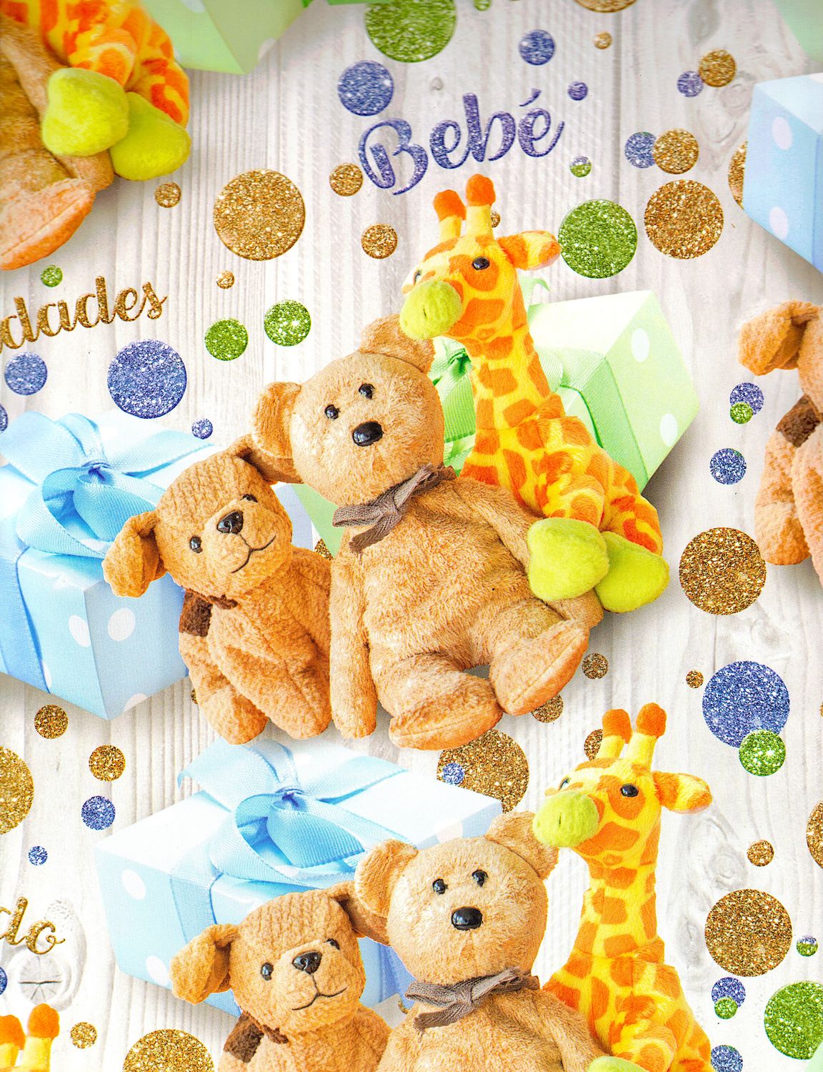 Paquete de 10 pliegos de papel de regalo Pad Color.