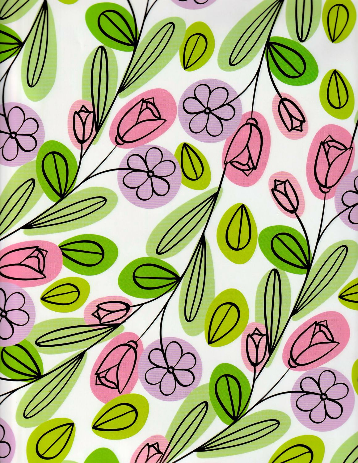 Paquete de 10 pliegos de papel de regalo Pad Color.