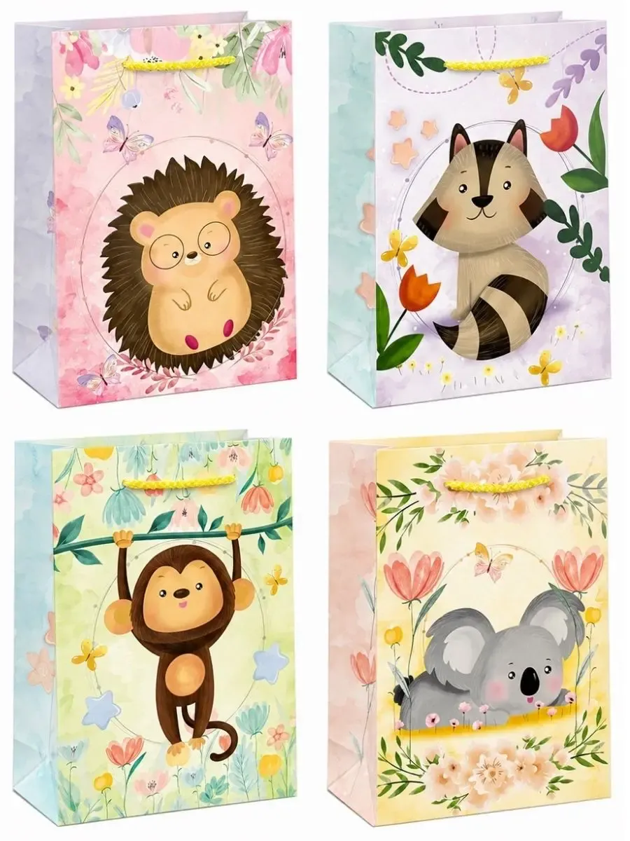 Bolsas de Regalo Padcolor Bebés Lindos – Med ( c/9)