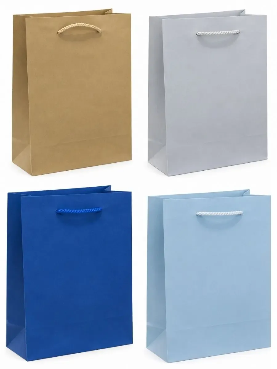 Paquete de 9 bolsas de papel Kraft tamaño 22x15cm.