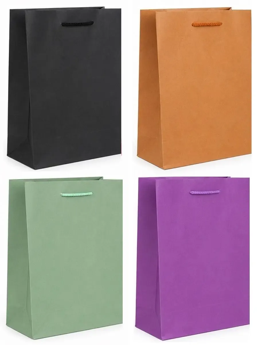 Paquete de 9 bolsas Kraft modelo 2 Chica de 22x15cm