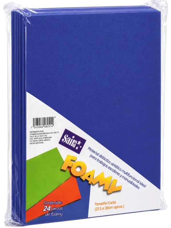 foamy carta azul marino mayoreo mexico saira 27 paquete