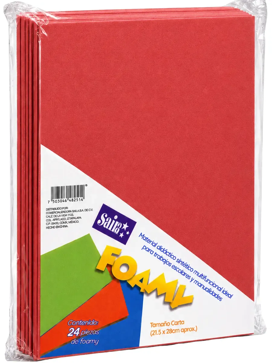 Foamy carta con 24 rojo 01 saira Foamy carta con 24 rojo 01 saira