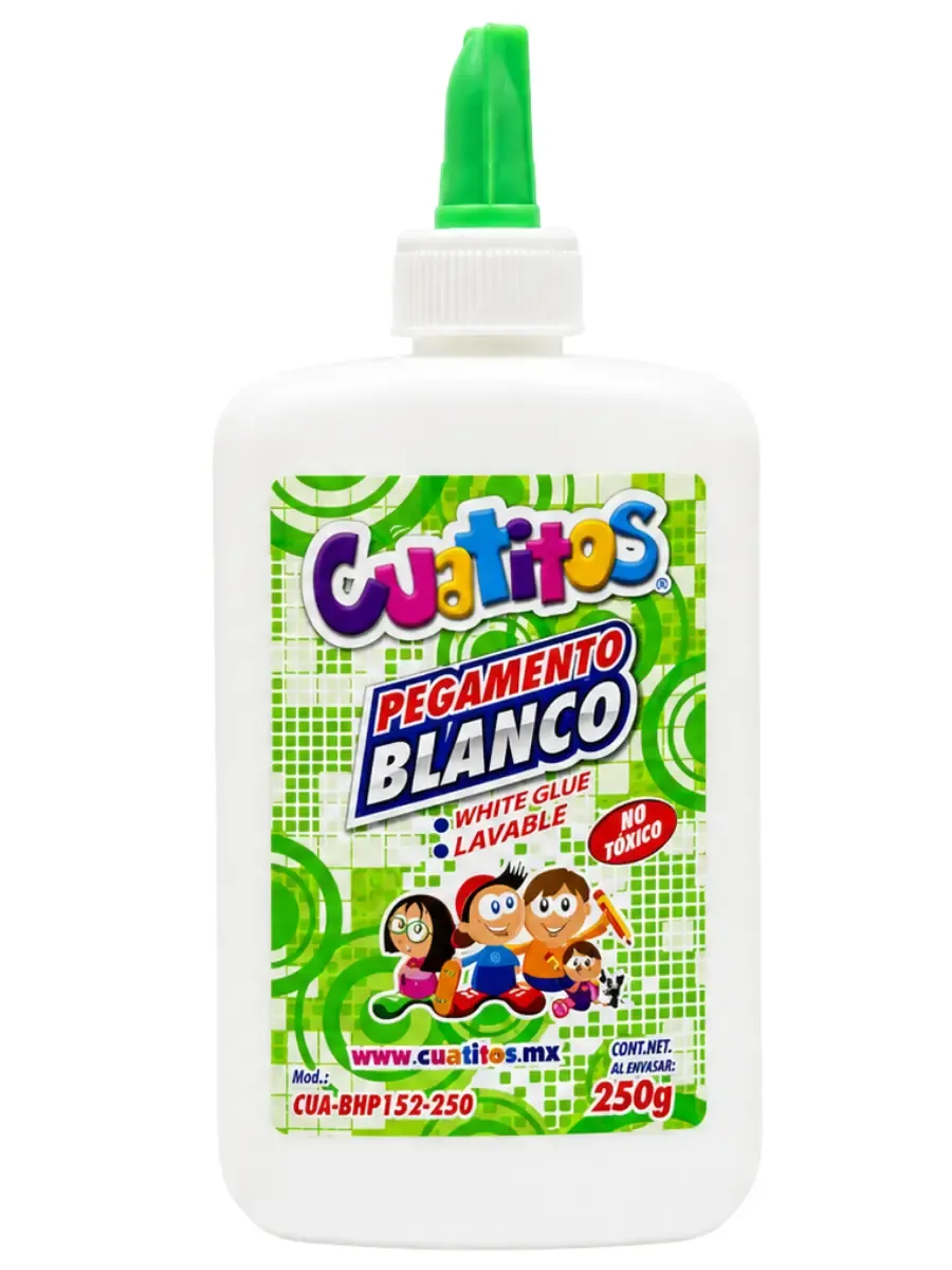 Pegamento Blanco 250ml Cuatitos Shely de 6 pzas pegamento blanco shely cuatitos 250ml mayoreo mexico pieza