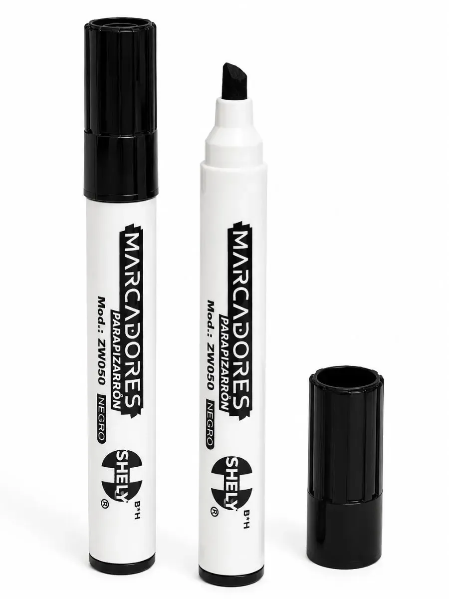 Marcador de pizarra negro shely zw980-12 pzas