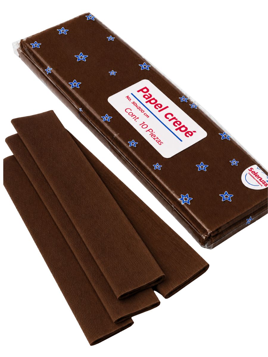 papel crepe selanusa chocolate papeleria tienda online distribuidora