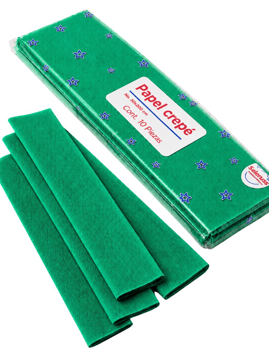 distribuidor papel crepe verde selanusa mayoreo mexico