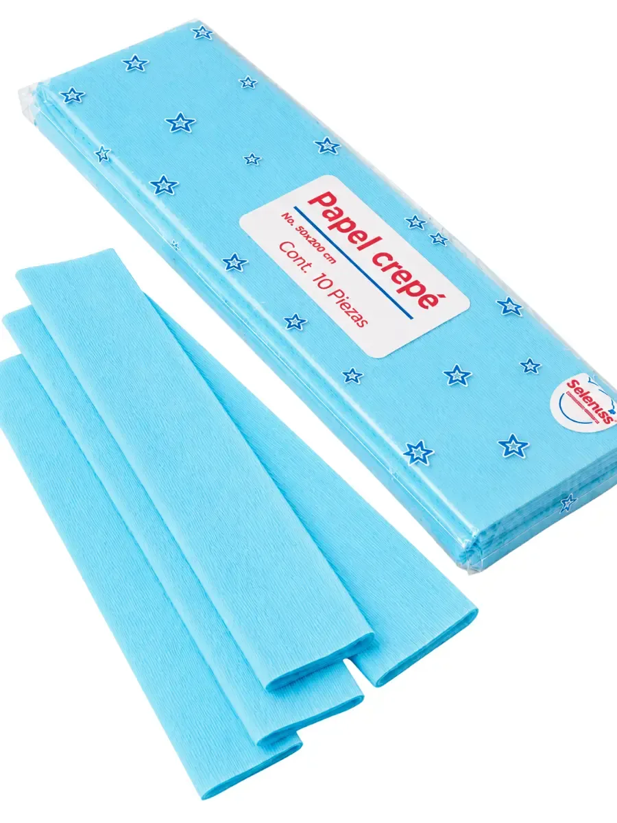 papel crepe selanusa azul cielo papeleria tienda online distribuidora