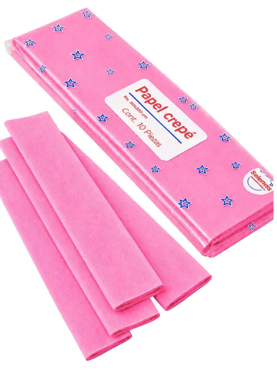 distribuidor papel crepe rosa selanusa mayoreo mexico