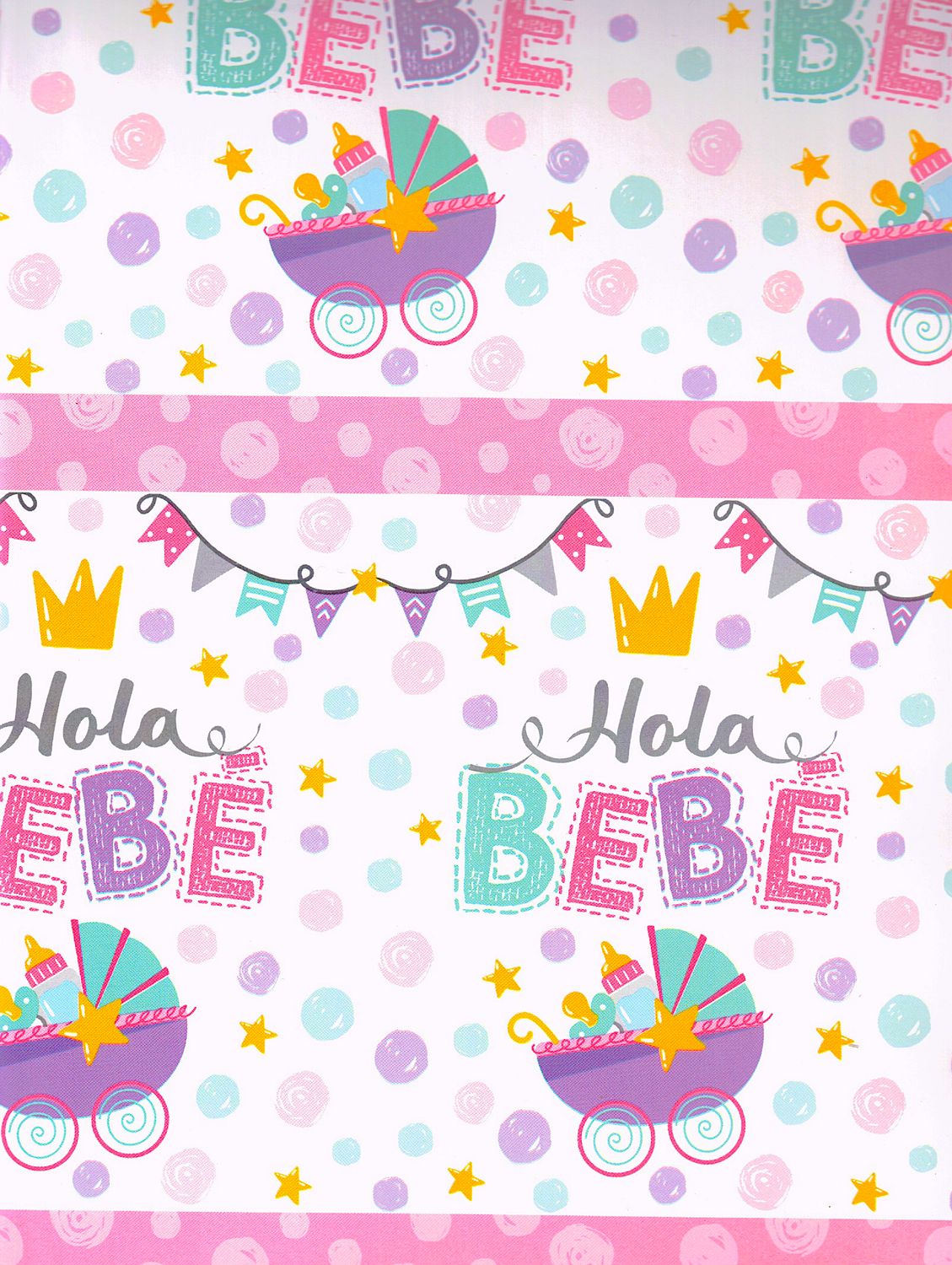 Papel de Regalo Pad Color paq. con 10 piezas