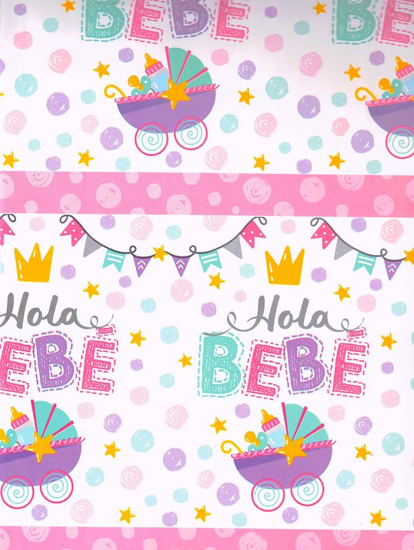 Papel de Regalo Banderín Baby Girl (P322) - 10 pzas Mayoreo Papel de Regalo Banderín Baby Girl (P322) - 10 pzas Mayoreo