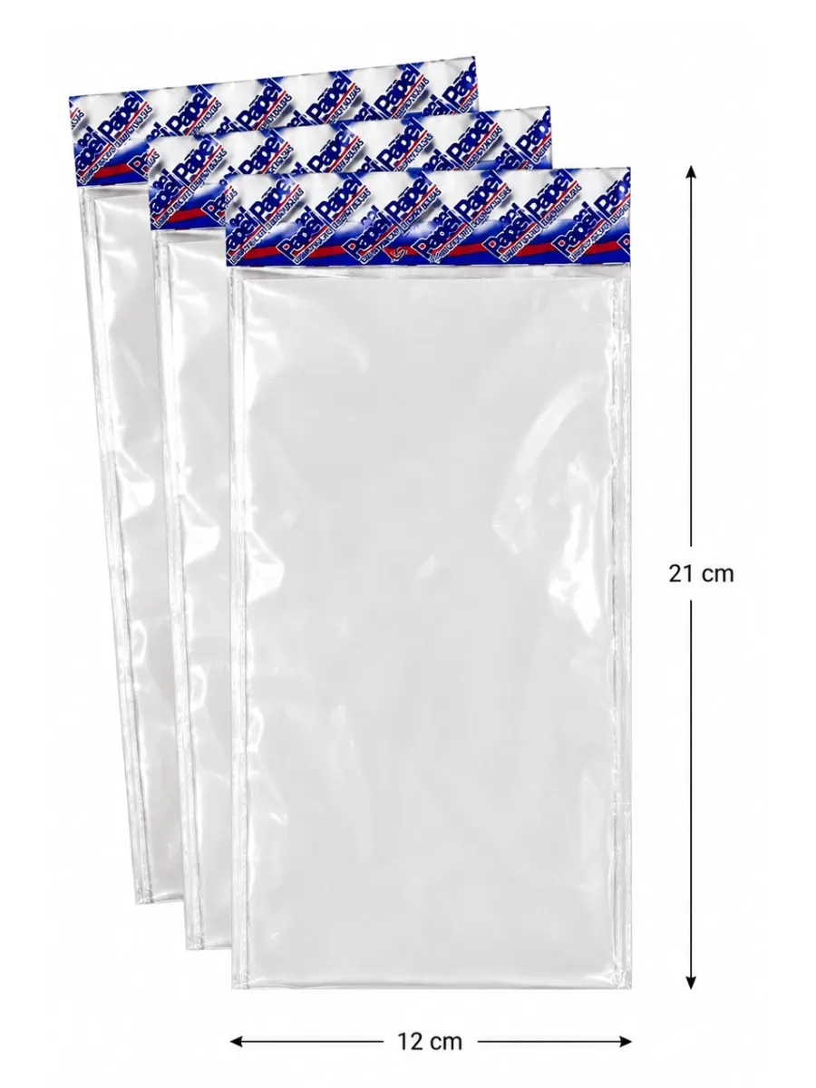 Bolsa Celofán Transparente (12x21 cm) - 100 pzas Mayoreo bolsa celofan transparente 12x21 mayoreo mexico paquete 100 piezas