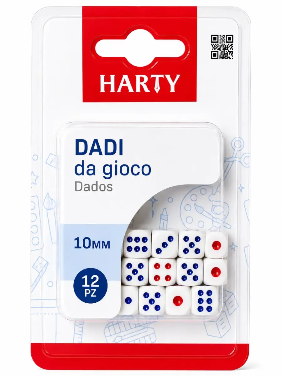 dados 1cm harty mayoreo 9pzas paquete juego didactico