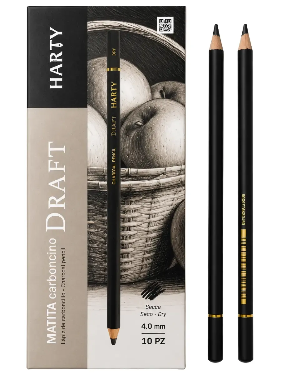 lapiz carboncillo negro harty mayoreo dibujo artistico