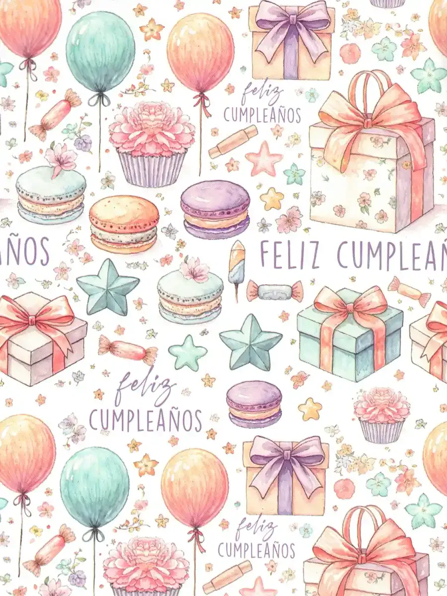 Papel de Regalo Macarrones (P326) - 10 pzas Mayoreo