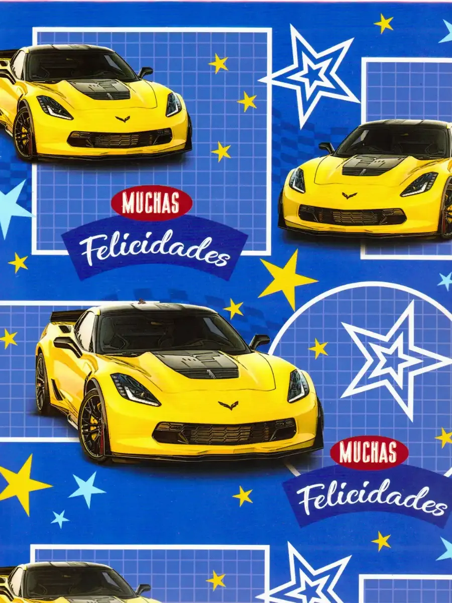 distribuidor papel regalo autos deportivos mayoreo mexico papeleria