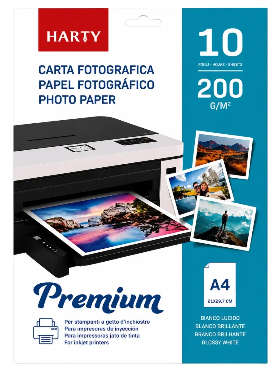 Papel Fotográfico A4 200gr Glossy – Paq c/10 papel fotografico a4 200gr brillante mayoreo