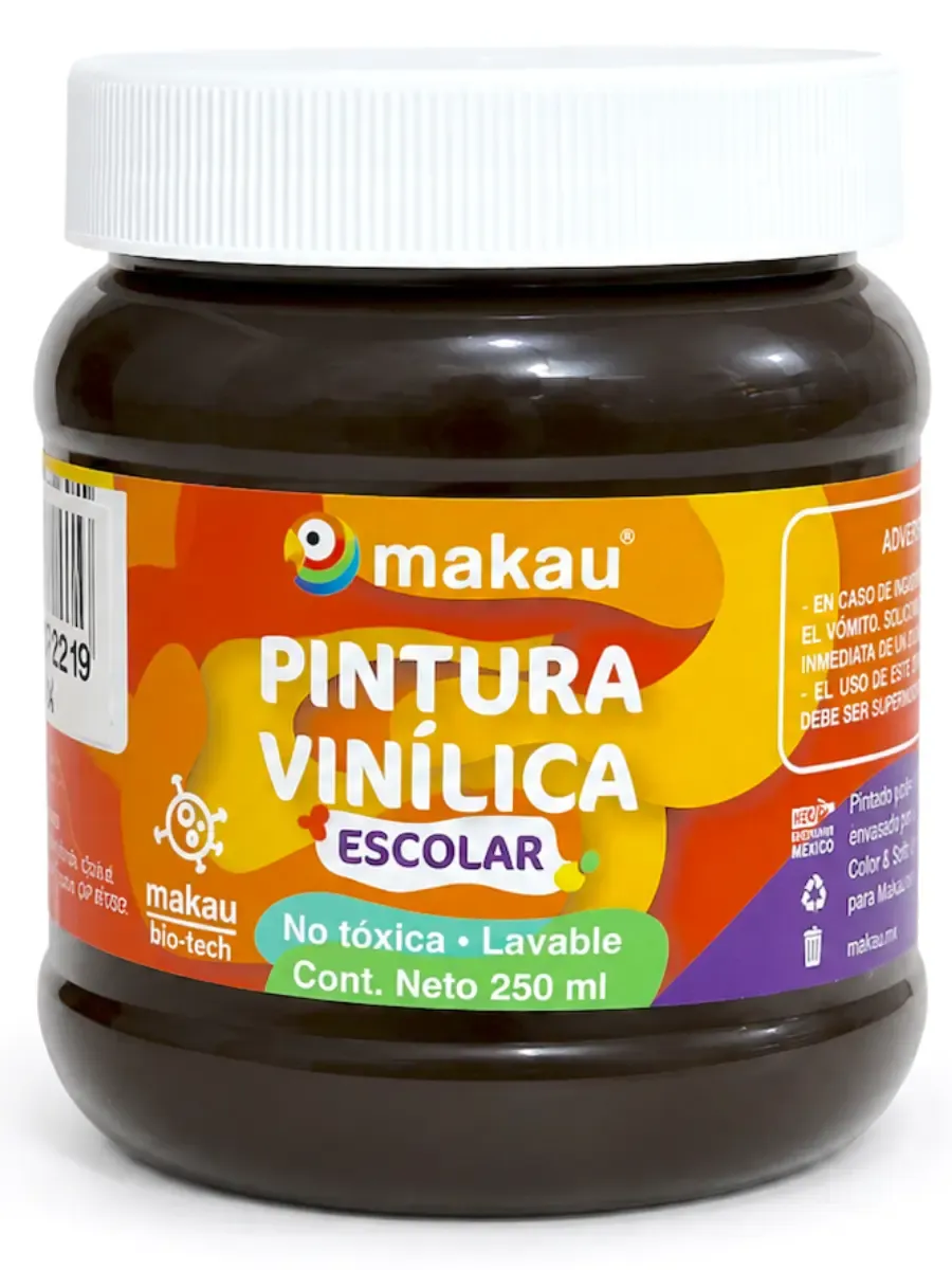Pintura Vinílica Madera 250ml Makau pintura vinilica madera 250ml alta cobertura mayoreo