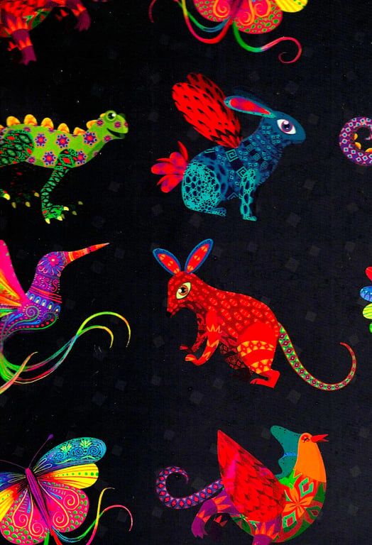 Papel De Regalo Alebrijes Mod104 C/10 Pzas - Mayoreo