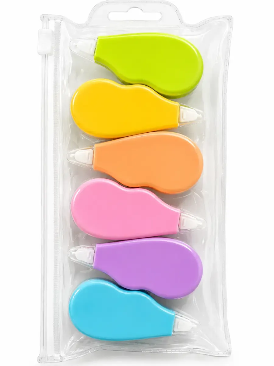 Corrector de Cinta 6m (Chico) – Paq 6 pzs corrector cinta 6 metros chico 6 piezas mayoreo