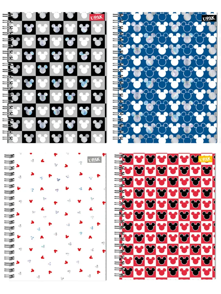 Cuaderno Upak 100h – Mickey Iconico 2026 cuadro 7 Cuaderno Upak 100h – Mickey Iconico 2026 cuadro 7