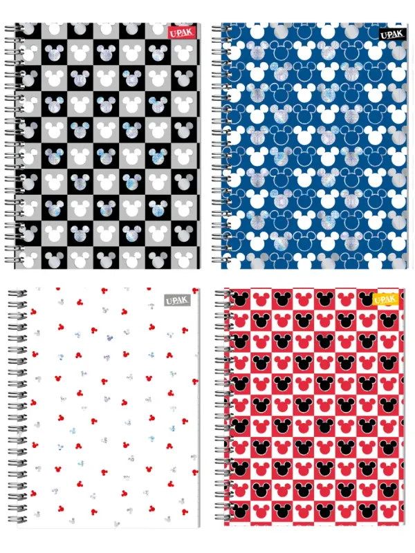Cuaderno Upak 100h – Mickey Iconico 2026 cuadro 7 Cuaderno Upak 100h – Mickey Iconico 2026 cuadro 7