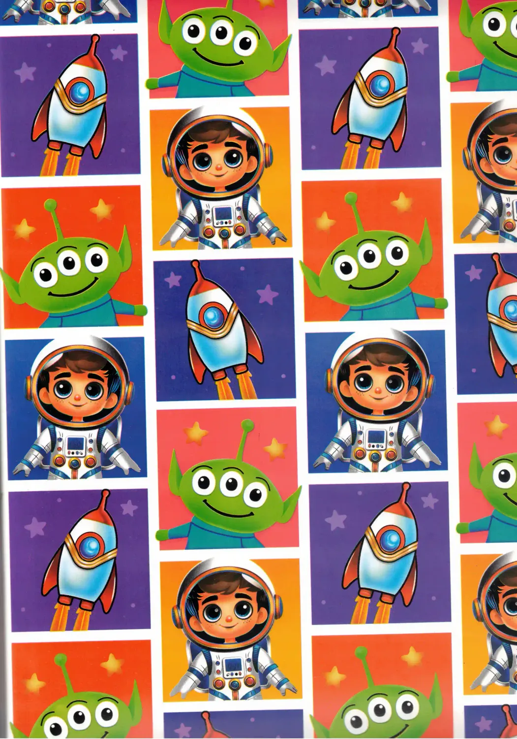 Papel de Regalo Cósmic Kid 69x51cm 10 Pzs