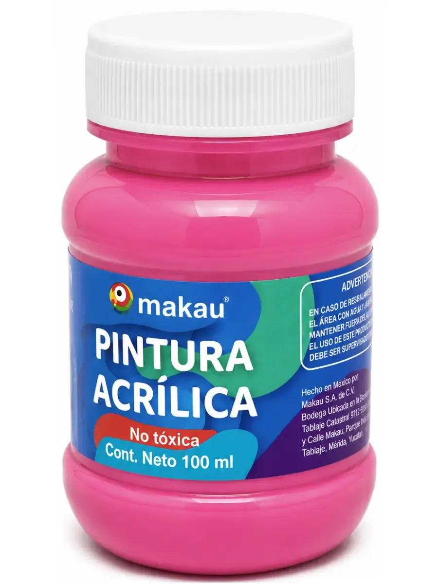 Pintura Acrílica Makau Fucsia 100 ml Pintura acrílica Makau fucsia 100 ml