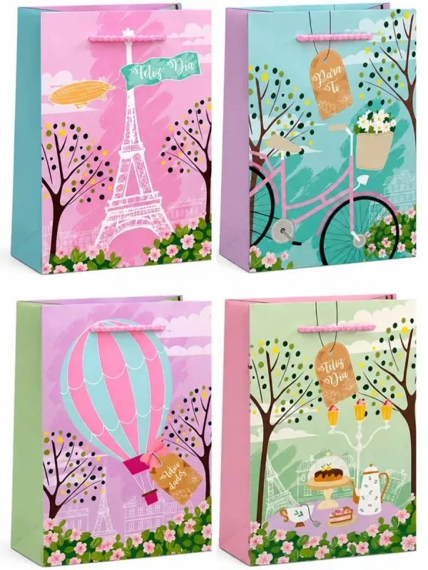 Bolsas Med c/9 Dulce Anhelo 29×20 cm Distribuidora de artículos de regalo y papelería envios mexico