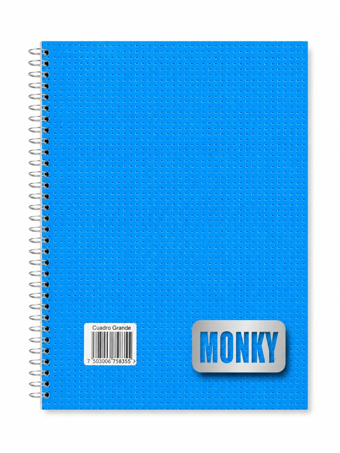 Cuaderno francés de 100 hojas cuadro chico con un espiral mayoreo