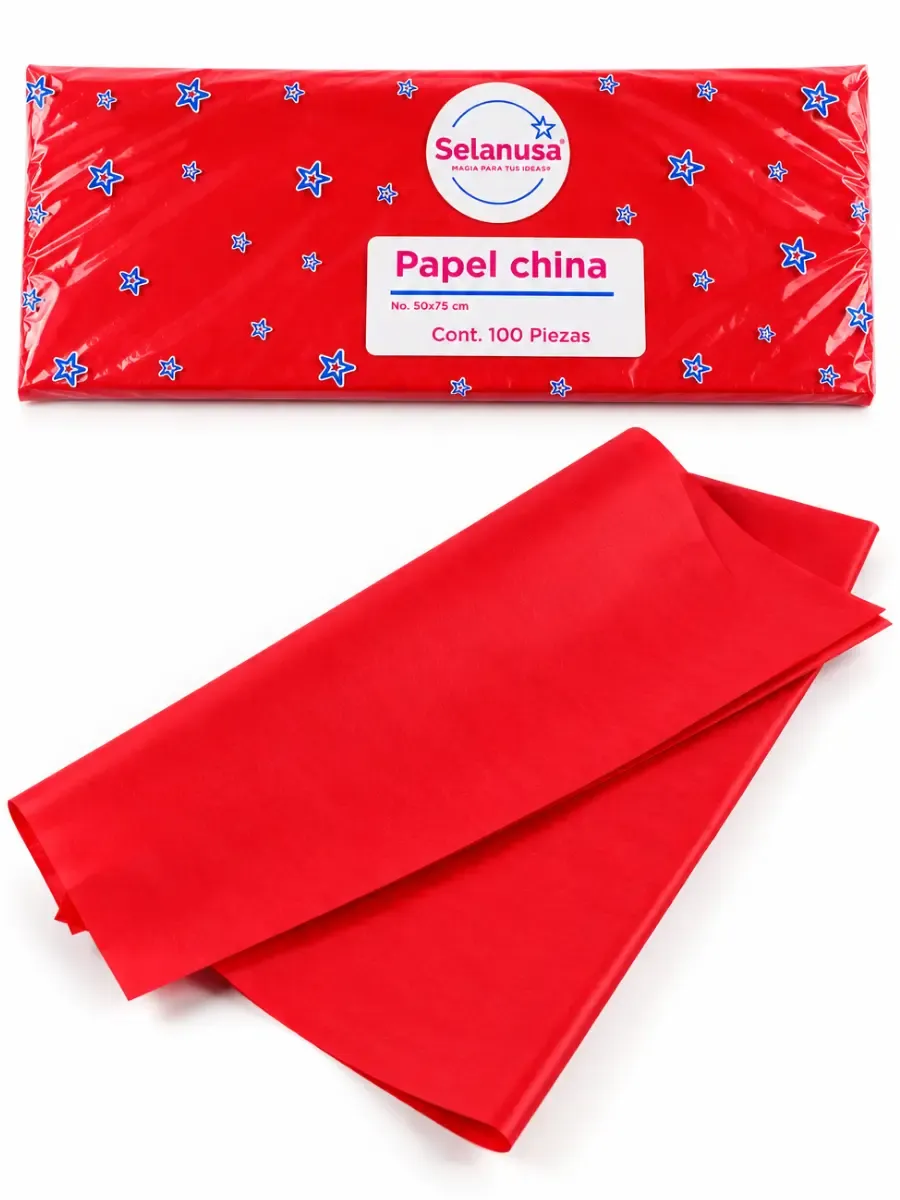 Papel china color rojo paquete c/100 pzas – Mayoreo Papel china color rojo paquete c/100 pzas – Mayoreo