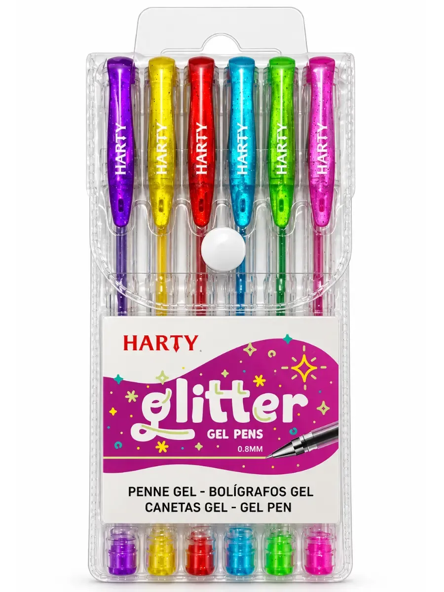 Set de bolígrafos de gel Harty con 6 colores al por mayor