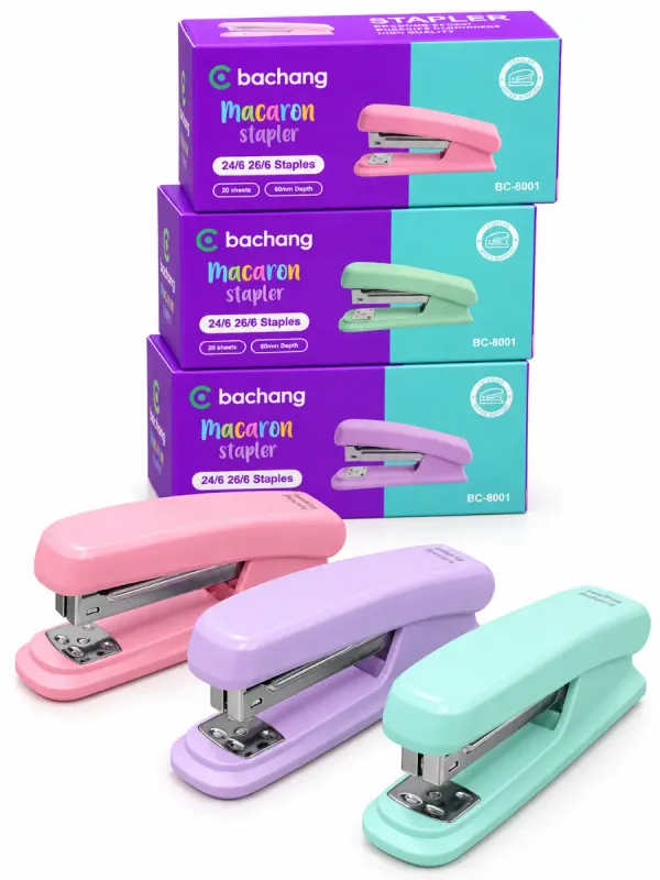 Engrapadora de media tira diseño Macaron al por mayor