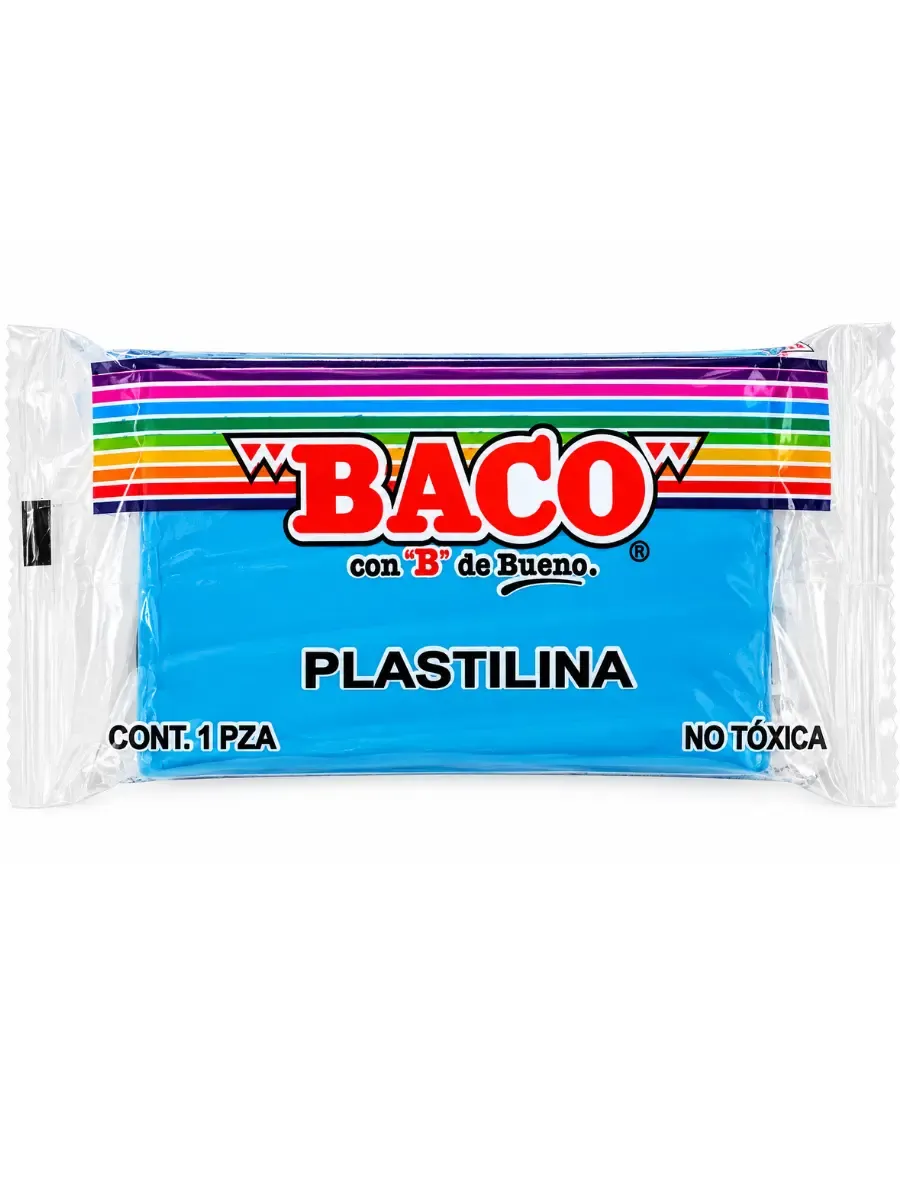 Plastilina en barra Baco Azul 57 – Mayoreo