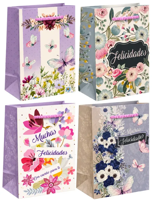 Bolsas de Regalo Florería 36x25 cm c/8 pzas – Mayoreo Bolsas de Regalo Florería 36x25 cm c/8 pzas – Mayoreo