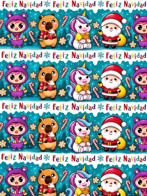 Papel de Regalo Navideño c/10 – Mayoreo