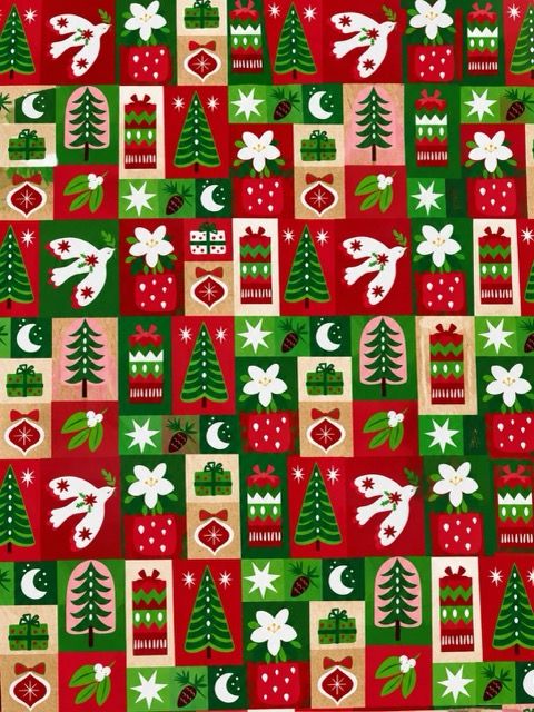 Papel de Regalo Navideño Kraft c/10 – Mayoreo