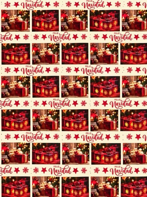 Papel de Regalo Navideño c/10 – Mayoreo