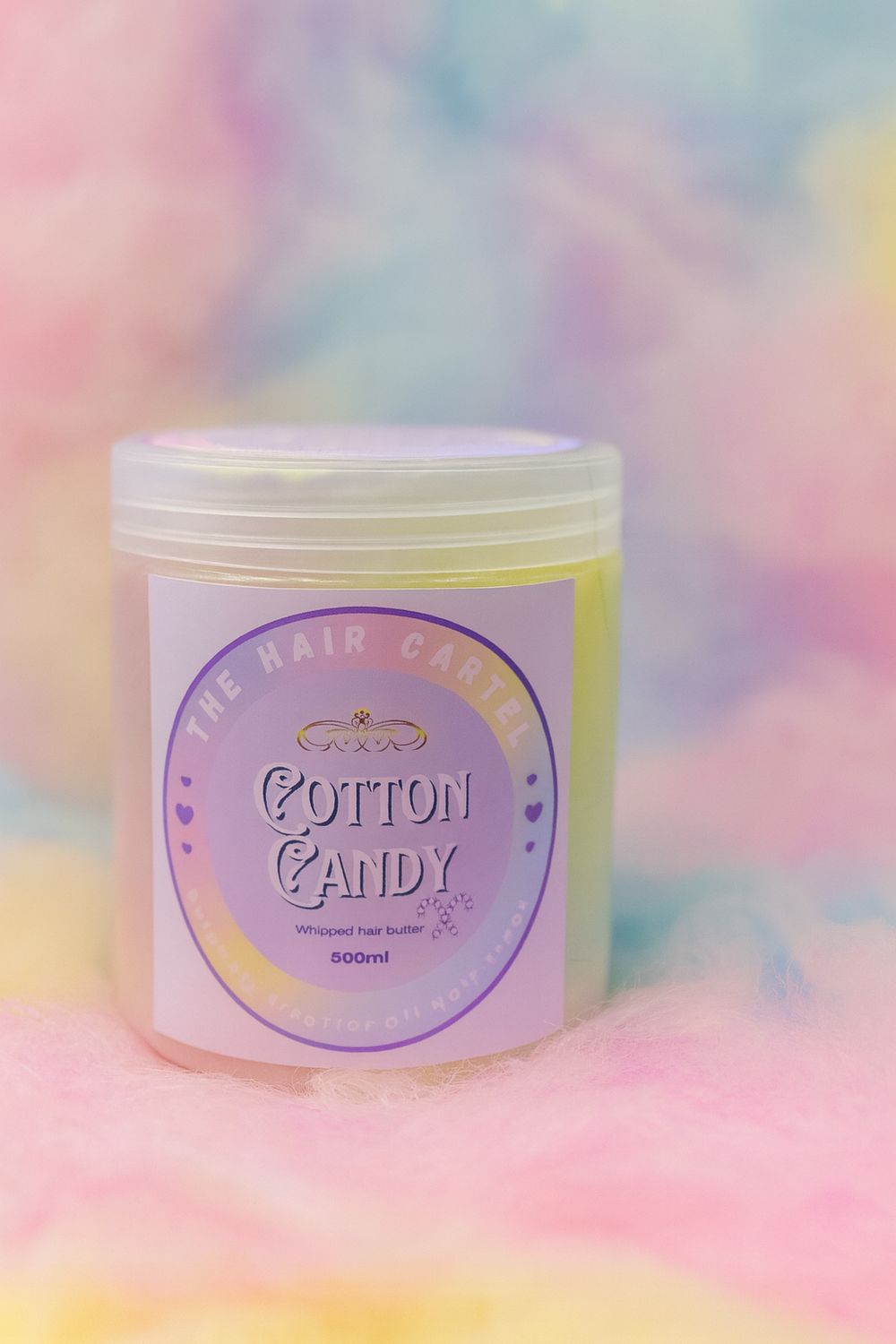 500ml Cotton Candy Whipped Hair Butter