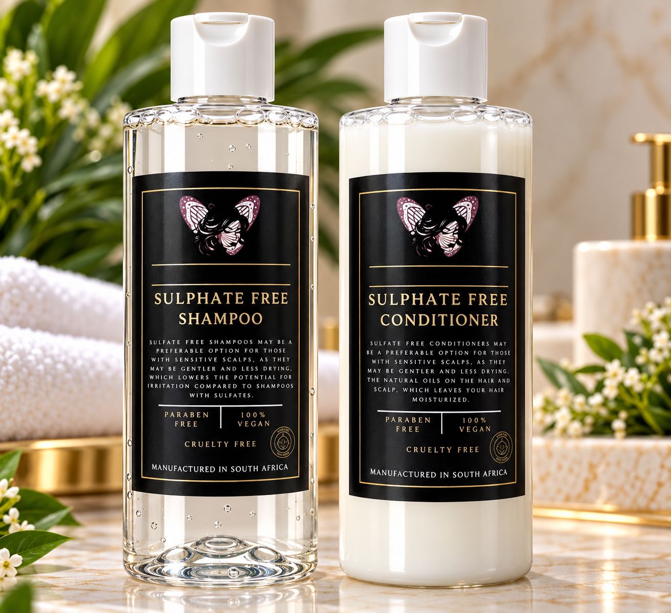 5x 200ml Sulphate Free Sets-labelled